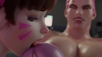 Cartoon Shemale Zarya Dominates In 60 Fps Anal Encounter