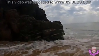 Public Sex Between A Couple On A Beach