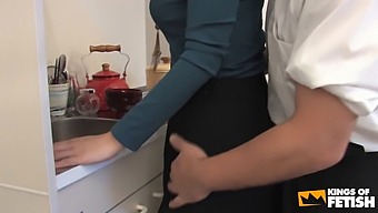 A Lovely Japanese Maid Receives Her Unshaven Nether Regions Pleasured With Playthings From Her Employer