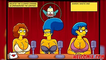 Den Mest Sexede Mor I Byen - Simpsons-Tema Hentai
