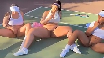Femdom Tennis Match Leads To Squirt Competition