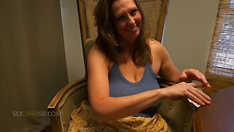 Beautiful Woman Gives Her Stepson A Lesson In Sex While Playing Cards.