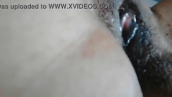 Wet And Wild: African Beauty'S Pussy On A White Blanket