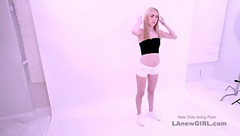 Stunning Blonde Teen Takes It Up The Ass - Auditioning For Anal Roles