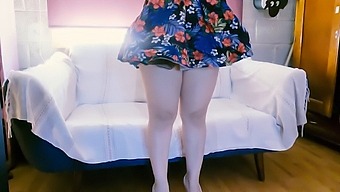 Peruvian Beauty In Lingerie Caught On Camera By Voyeur, Asked To Disrobe