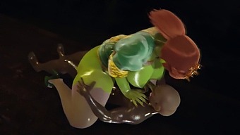 Fiona, Nàng Công Chúa Của Shrek, Được Đầy Tinh Trùng Orc Trong 3d