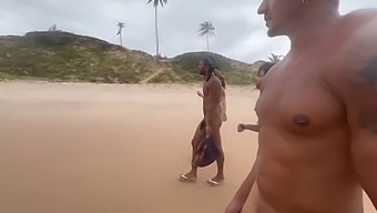 My Plus-Size Girlfriend Joins Me For A Naked Day At The Beach