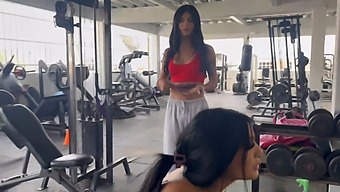 My Trainer, May Hernandez, Gets Me Squats Naked And Horny